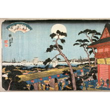 渓斉英泉: Autumn Moon over Atago Hill (Atagosan no aki no tsuki) from the series Eight Views of Edo (Edo hakkei) - Legion of Honor