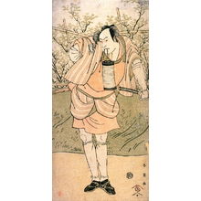 勝川春英: Sawamura Sojuro III as Umo no Yoshibei(?), panel of a polyptych - Legion of Honor