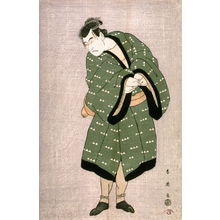 勝川春英: The Actor Morita Kan'ya VIII as Okaru's Brother,Teraoka Heiemon, in the Gion Teahouse Scene from Act 7 of the play The Storehouse of Loyality (Kanadehon Chushingura) - Legion of Honor
