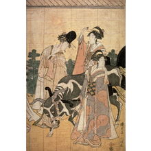 Eiri: Return of Prince Genji from a Shinto Shrine, part 4 of a pentaptych - Legion of Honor