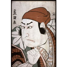 Utagawa Toyokuni I: Ichikawa Omezo as a Woodcutter, from an untitled series of bust potraits of actors - Legion of Honor