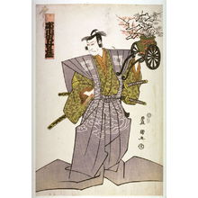 Utagawa Toyokuni I: Ichikawa Omezo as a Lord Holding a Miniature Cart - Legion of Honor