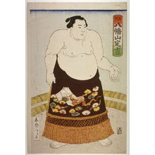 Shunsai Toshimasa: The Wrestler Yawatayama (or Hachimanyama) Teikichi (Sadakichi) from Tosa Province - Legion of Honor