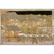 Utagawa Toyoharu: The Arrival of the Rat Bride (Nezumi yomeiri no zu) - Legion of Honor