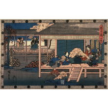 Utagawa Hiroshige: Act 4 (Yondamme) from the play Storehouse of Loyalty (Chushingura) - Legion of Honor