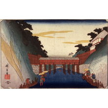 Utagawa Hiroshige: Tea WaterCanal (Ochanomizu), from a series Famous Places in the Eastern Capital (Toto meisho) - Legion of Honor