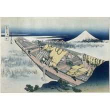 Katsushika Hokusai: Joshu Ushibori - from 36 Views of Fuji - Legion of Honor