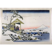 葛飾北斎: Koishikawa Yuki-no-Ashita - from 36 Views of Fuji - Legion of Honor