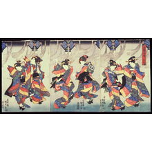 Utagawa Kunisada: Seventh Month (Fumizuki), from the series The Five Festivals (Gosekku no uchi ) - Legion of Honor