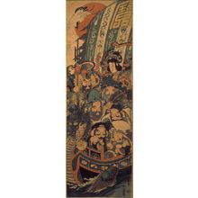 歌川広重: Seven Gods of Good Fortune in a Treaure Ship - Legion of Honor
