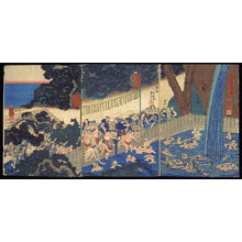 Utagawa Kuniyoshi: Roben Waterfall at Oyama (Oyama Roben no taki ) - Legion of Honor
