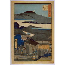 Utagawa Hiroshige: Fuchu, no. 20 from the series Famous Places near the Fifty-three Stations of the Tokaido (Gojusantsugi meisho zue) - Legion of Honor