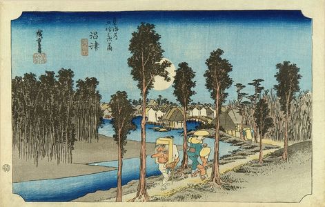 Utagawa Hiroshige: Numazu, from - Hara Shobō