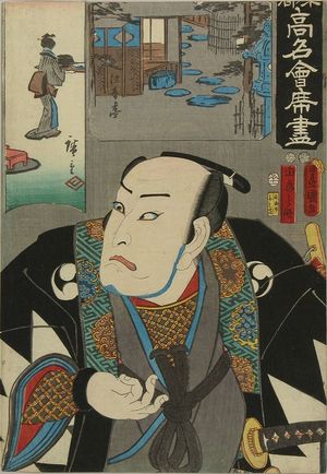 歌川国貞: Chushuntei at Daionji, from - 原書房