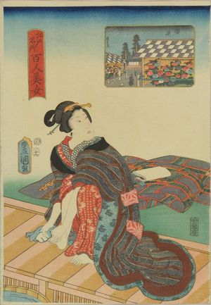 Utagawa Kunisada: Somei, from - Hara Shobō