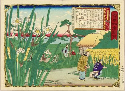 Utagawa Hiroshige III: Narcissus, Awa Province, from - Hara Shobō