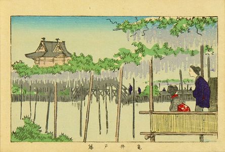 Inoue Yasuji: Wisteria at Kameido, from - Hara Shobō