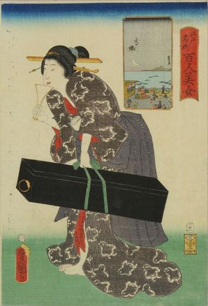 歌川国貞: Takanawa, from - 原書房