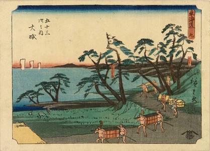 Japanese Print "Oiso, from" by Suzuki Hiroshige (HIROSHIGE)