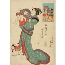 Japanischer Druck von Utagawa Kunisada, 歌川国貞 (KUNISADA)