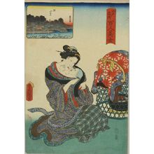 Utagawa Kunisada: Tameike, from - Hara Shobō