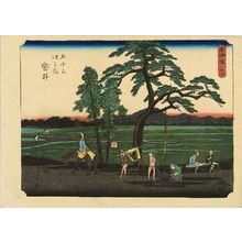 Utagawa Hiroshige: Fukuroi, from - Hara Shobō