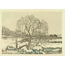 Oda Kazuma: Shonobazu Pond, c.1930 - Hara Shobō