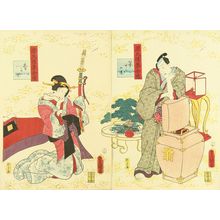 Utagawa Kunisada: Chapter 18, Matsukaze, from - Hara Shobō