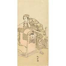 勝川春章: A full-length portrait of the actor Arashi Sangoro II, c.1773 - 原書房