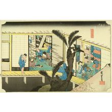 Utagawa Hiroshige: Akasaka, from - Hara Shobō