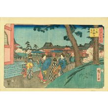 Utagawa Hiroshige: Ground of Toeizan Temple, Ueno, from - Hara Shobō