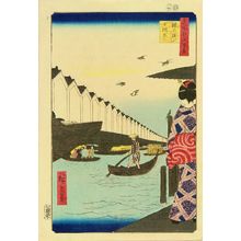 歌川広重: Yoroi Ferry, Koamicho, from - 原書房
