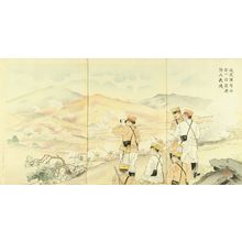 BIHO: A scene of Japan-Russo war, triptych, 1904 - 原書房