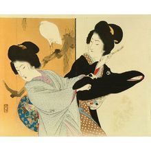 富岡英泉: Frontispiece of a novel, 1899 - 原書房