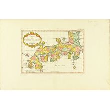 無款: Map of Japan, copperplate, hand-applied color, 1764 - 原書房