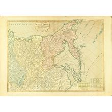 無款: Map of Siberia, copperplate, hand-applied color, 1794 - 原書房