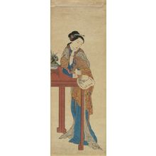 NAGASAKI SCHOOL: A Chinese woman - Hara Shobō