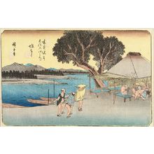 Utagawa Hiroshige: Shionata, from - Hara Shobō