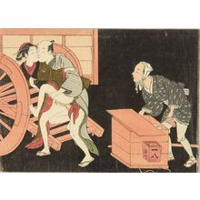 Suzuki Harunobu: A couple and noodle vendor in the night, c.1766 - Hara Shobō