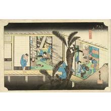 Utagawa Hiroshige: Akasaka, from - Hara Shobō