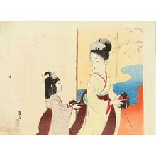 Tomioka Eisen: A frontispiece of a novel, 1903 - Hara Shobō