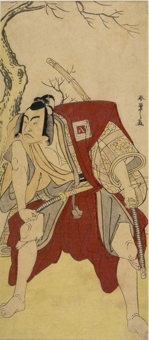 勝川春章: Actor Ichikawa Yaozô, Edo period, circa 1770s - ハーバード大学