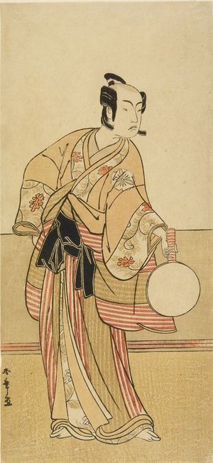 勝川春章: Actor Matsumoto Koshirô, Edo period, circa 1770s - ハーバード大学