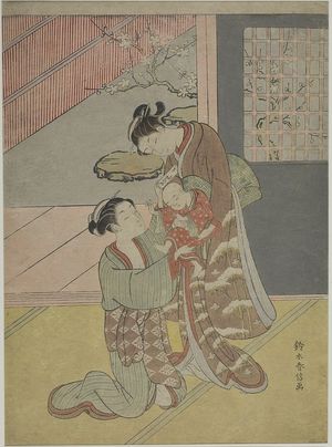 鈴木春信: THE SMUGGLED LETTER, Edo period, circa 1765-1770 - ハーバード大学
