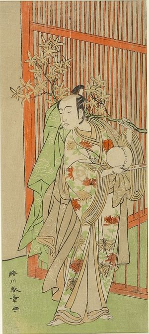 Katsukawa Shunsho: Actor BANDO MITSUGORO 1ST, Edo period, dated 1770 - Harvard Art Museum
