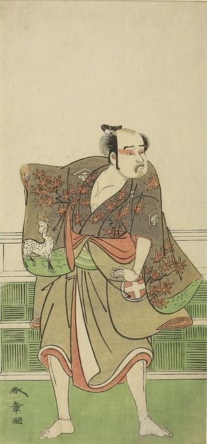 Katsukawa Shunsho: Actor Otani HIROYEMON 2ND - Harvard Art Museum