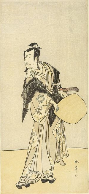 勝川春章: Actor Ichikawa Danjûrô 5th AS A KOMUSO, Edo period, 1780 - ハーバード大学