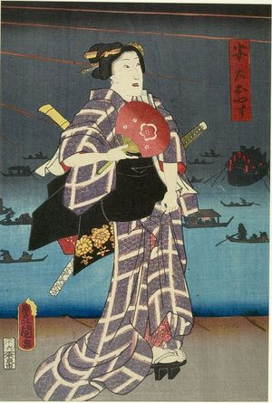 Utagawa Toyokuni I: ALL WOMEN ACTORS AS MEN IN KIMONOS - Harvard Art Museum