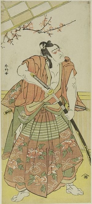 Katsukawa Shunko: Actor Ichikawa Komazô 2nd AS A SAMURAI, Edo period, - Harvard Art Museum