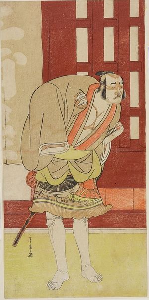 Katsukawa Shunjô: Actor Nakamura KANZAEMON 3RD AS A YAKKO, Edo period, - Harvard Art Museum